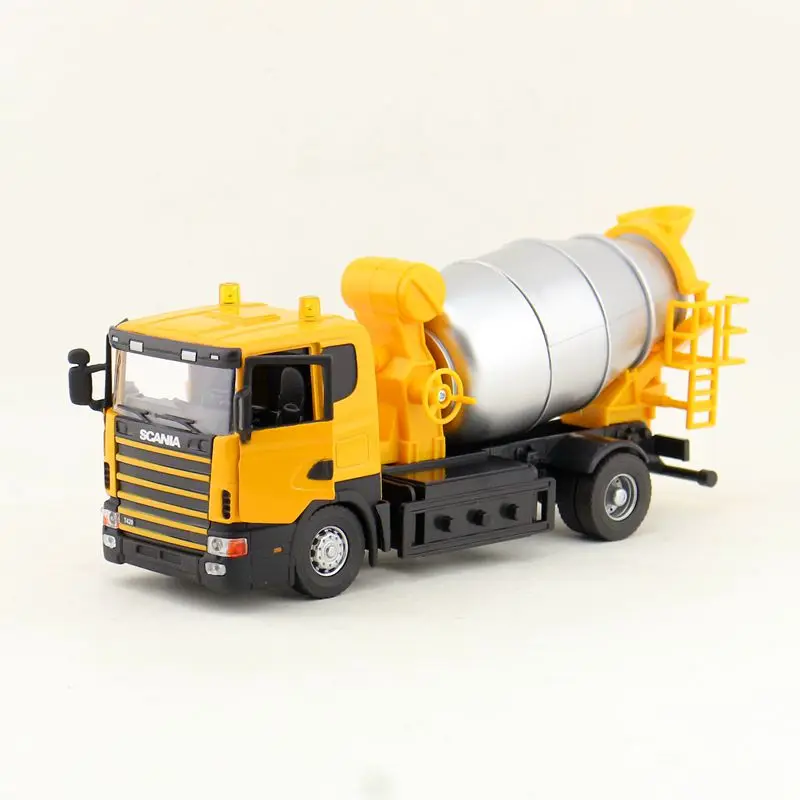 1:43 Scara Metal Turnat Sub Presiune Model Scania Camion Mixer De Ciment Mașină De Jucărie Poate Deschide Ușile De Învățământ De Colectare De Cadouri Pentru Copii