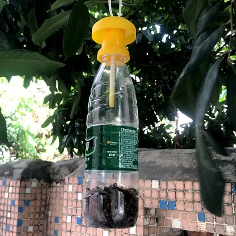 2 buc de Fructe Fly Trap Criminal Plastic Capcana Catcher Controlul Insectelor Fermă Livadă de Fructe Fly Trap Capac Poate Fi Asortat Cu Sticla de Apa