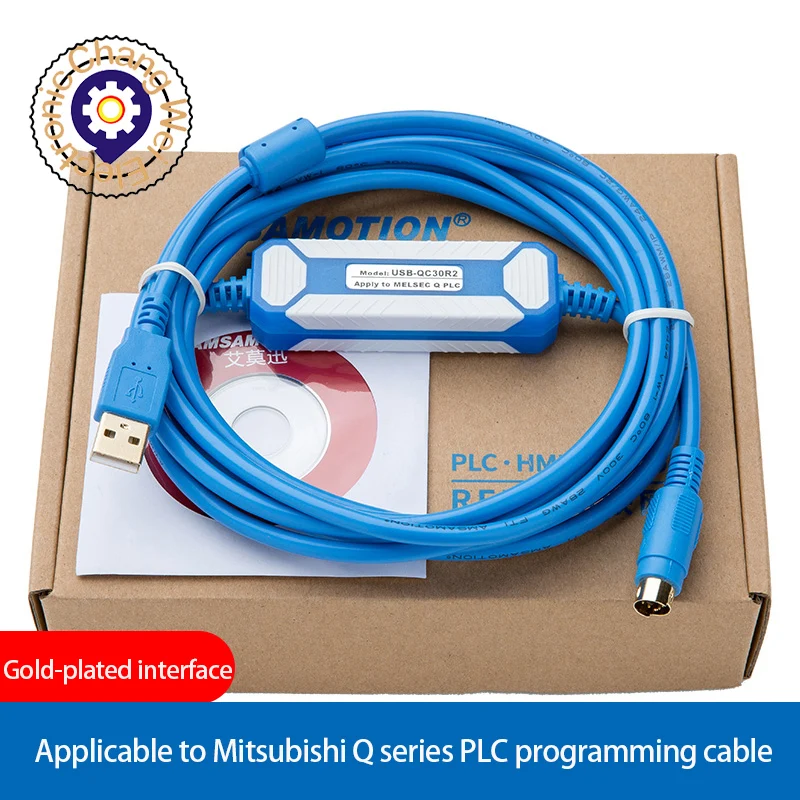 USB-QC30R2 este potrivit pentru Mitsubishi Q seria de programare, cablu de date cablu de comunicare de download