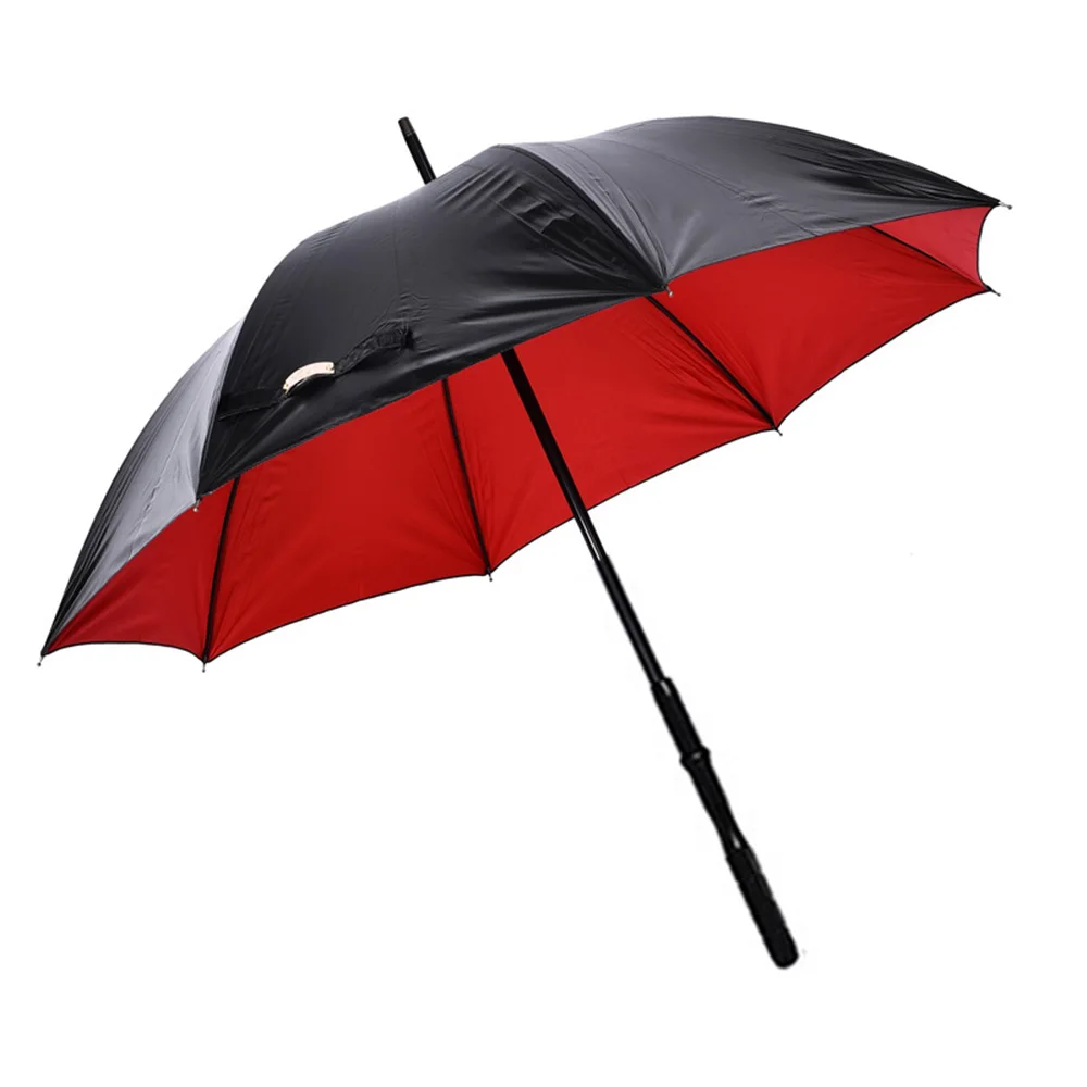 Auto-apărare Baston Stick 2-În-1 Robust Katana Windproof Protectie UV Umbrela Potrivită Pentru Drumeții Agățat Afară Plouă